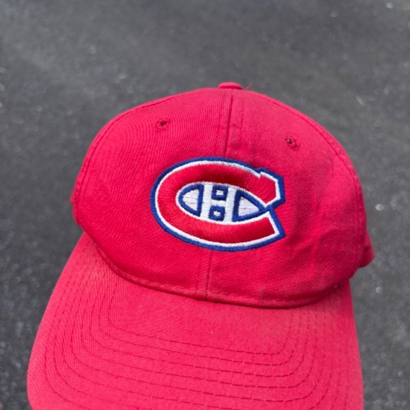 vintage MONTREAL CANADIENS SAKU KOIVU 11 Starter Snapback hat NHL Hockey - Picture 2 of 7